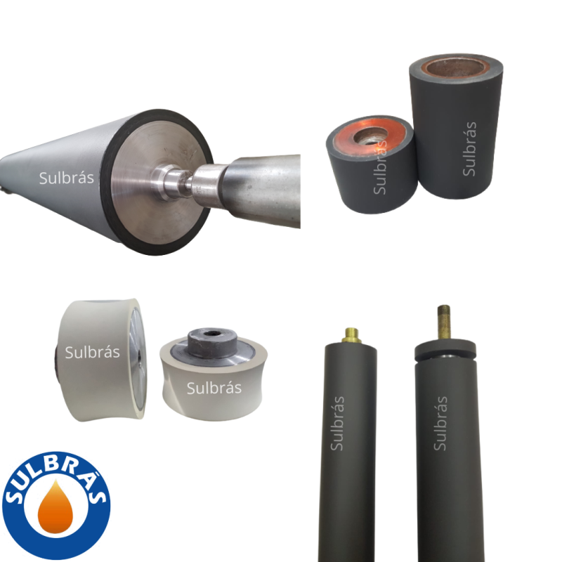 revestimento de borracha em tubos