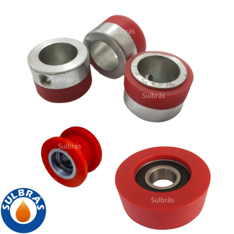 revestimento de cilindro em poliuretano