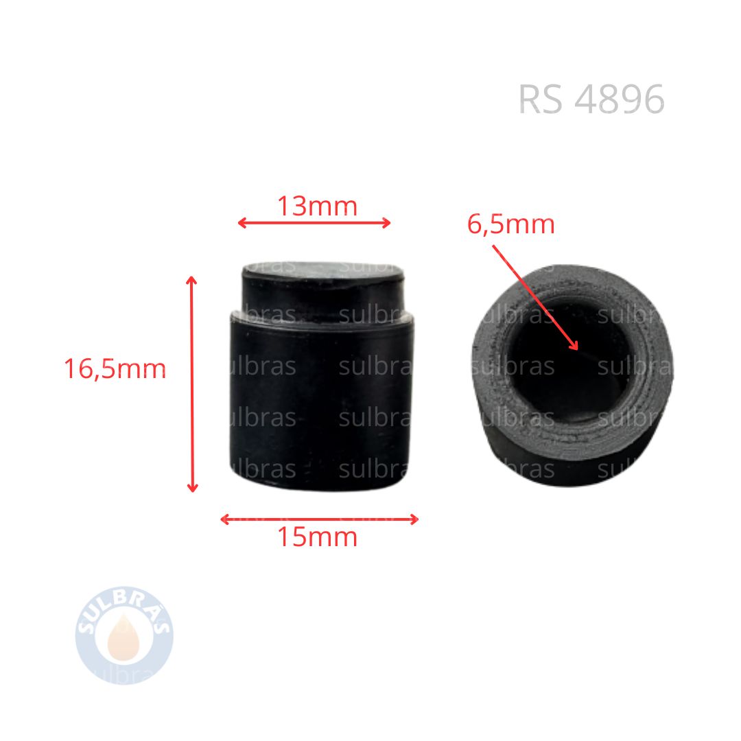 tampão de borracha rs 4896 e 4616 (2) tampão em nbr