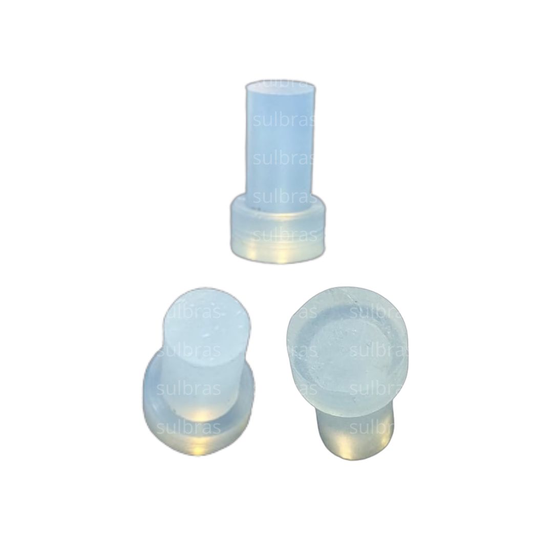 vulcanização de peças de silicone